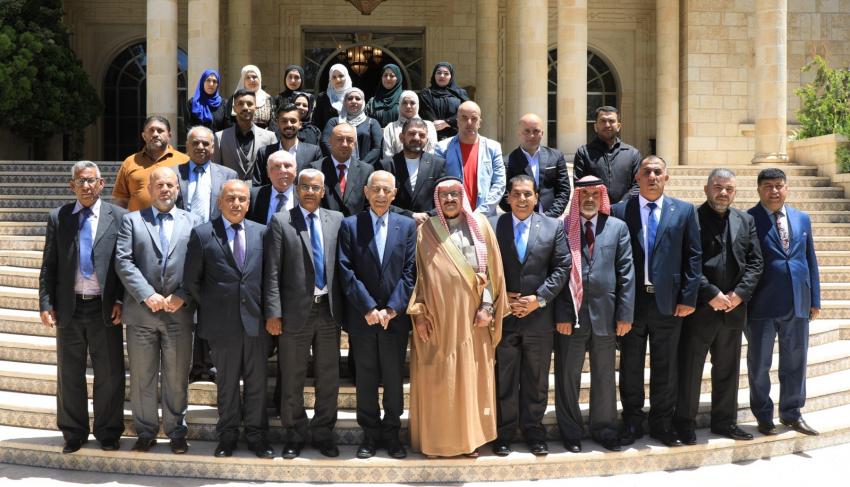 العيسوي يلتقي وفدا من جمعية نشامى الولاء والإنتماء