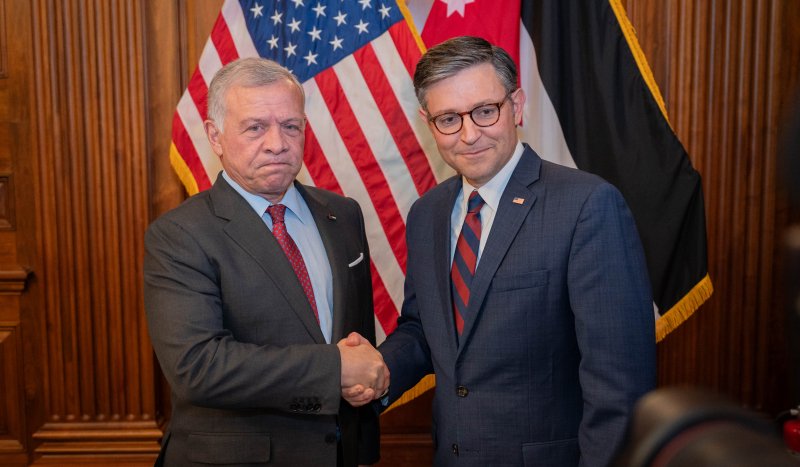 King at US Congress stresses need to prevent Israel’s ground military operation on Rafah