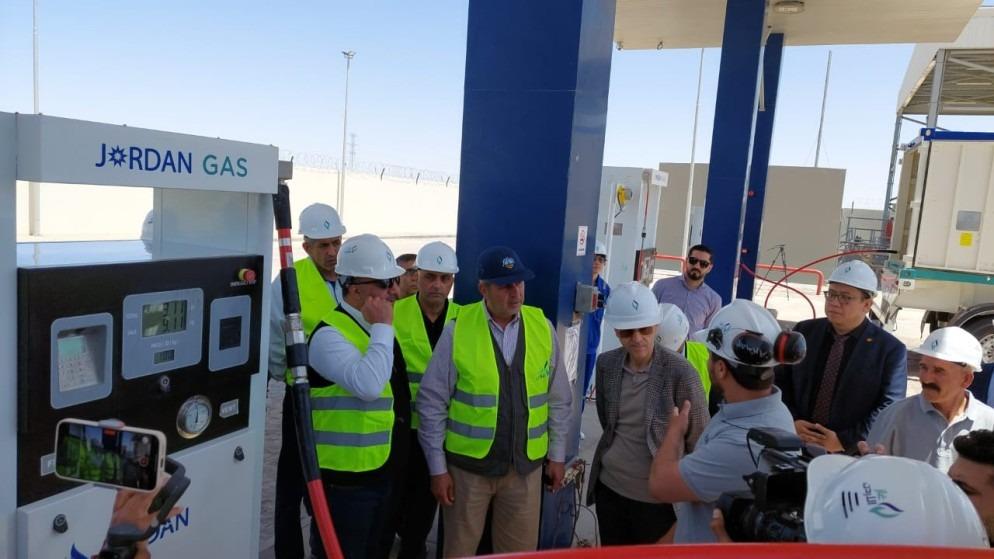 Jordan’s first compressed natural gas station launched in Al-Risha