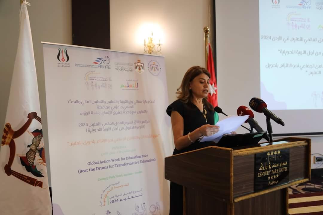 ANHRE and Jordanian coalition push for inclusive education at Global Action Week