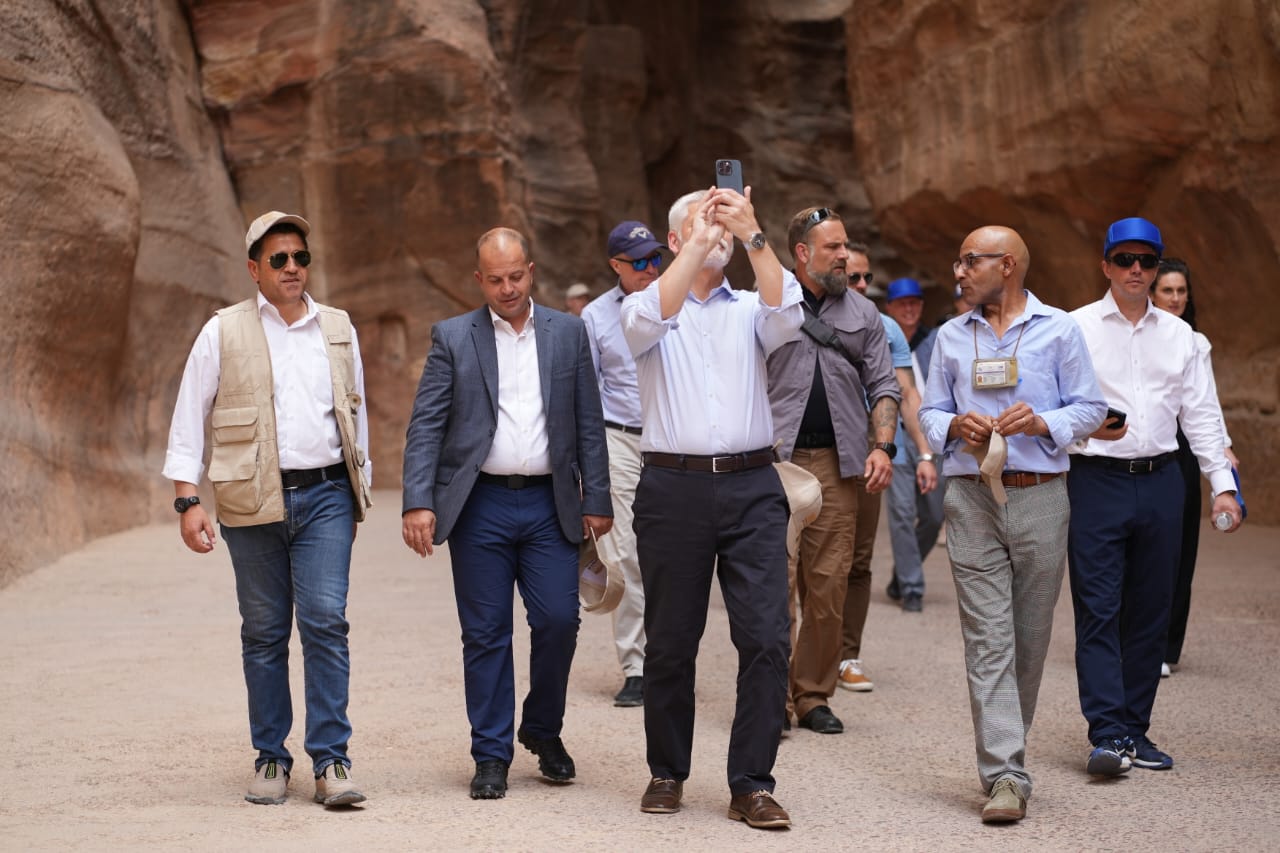 Czech President visits Al Bashir Hospitals, Khalidi , JODDB, and Petra