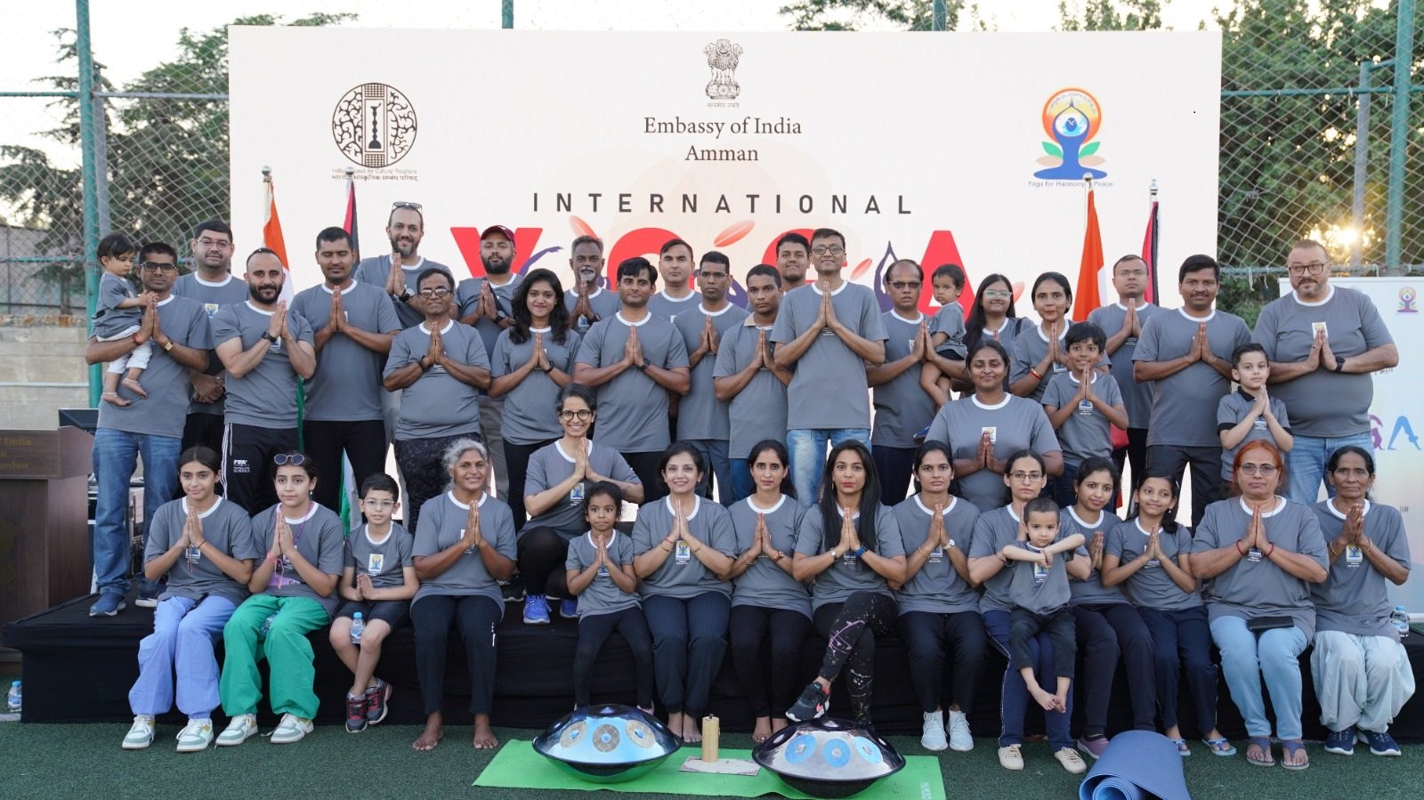 Embassy of India marks 10th International Day of Yoga in Jordan