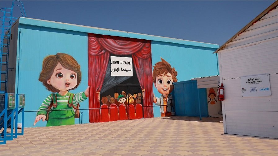 Cinema reopens in Za’atari refugee camp after four-year closure