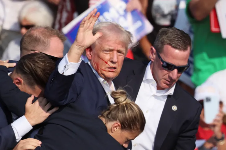 King condemns assassination attempt against former US president Trump