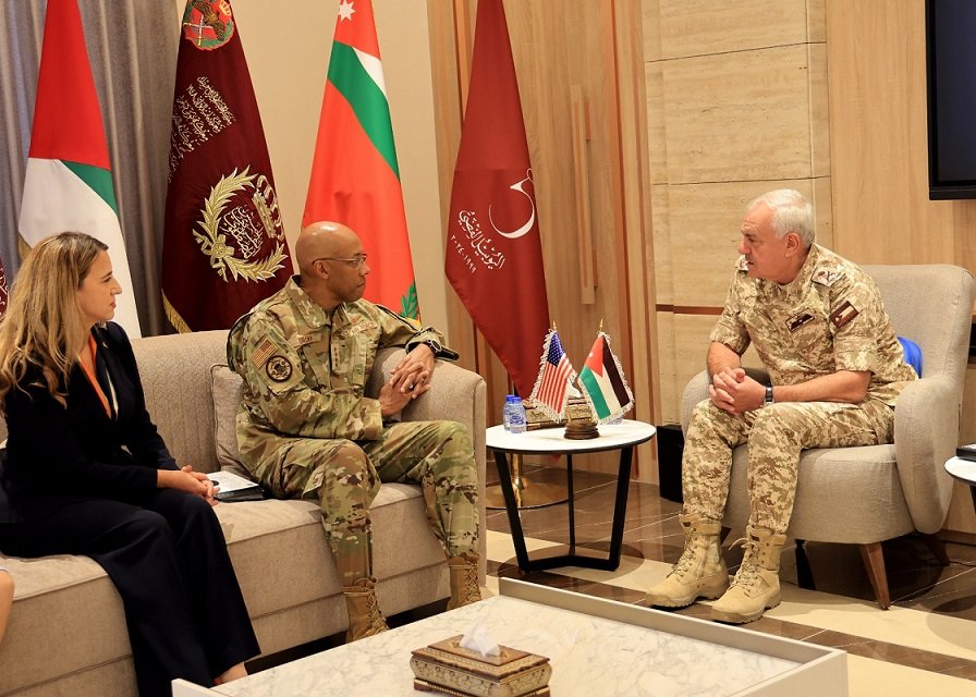 Jordan, U.S. Chiefs of Staff discuss strengthening military cooperation