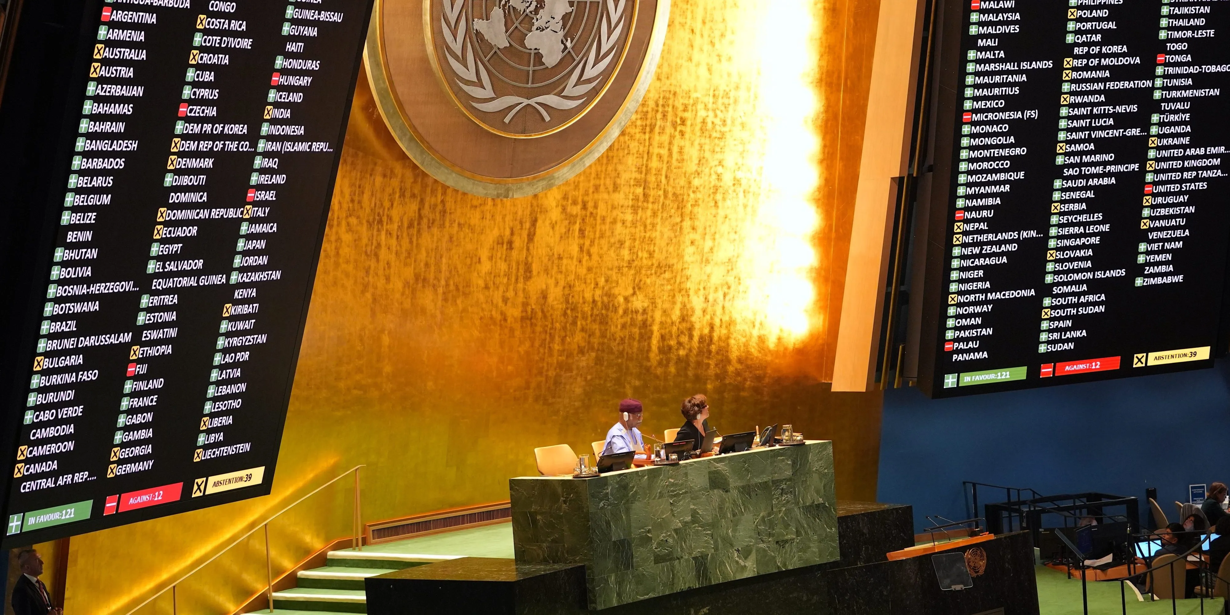 U.N. votes against Israel’s occupation of Palestine