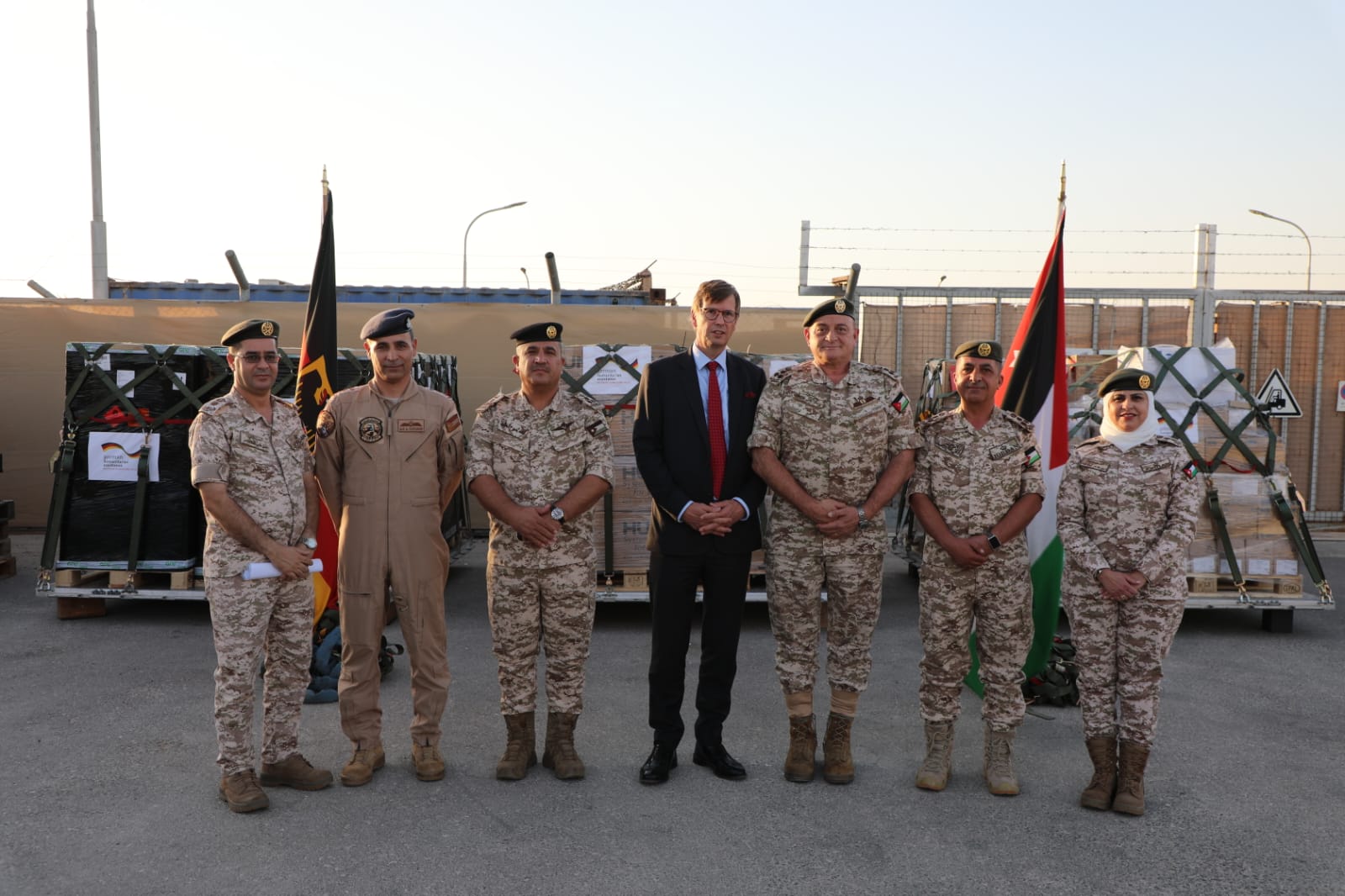 Jordan receives German medical aid to support field hospitals in Gaza