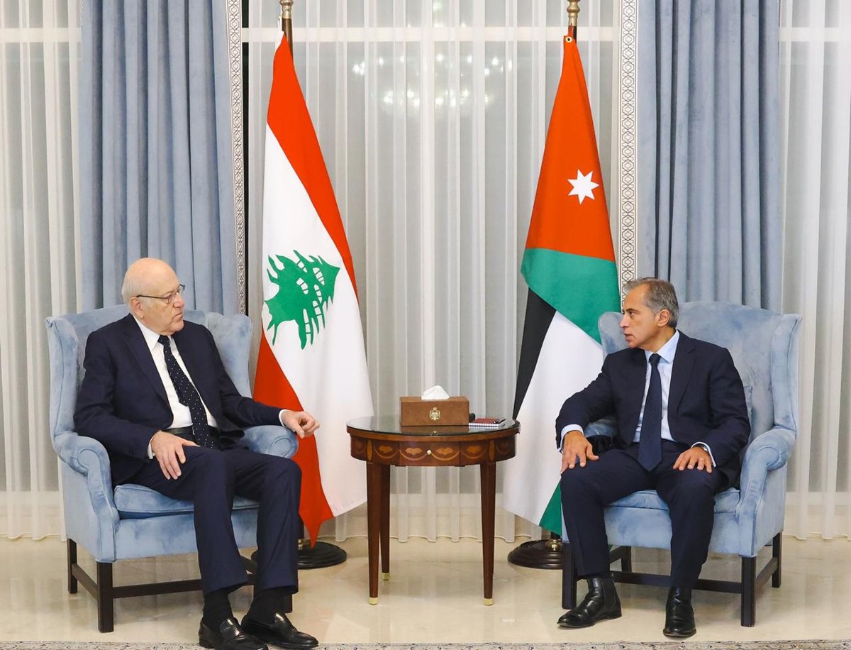 PM Hassan meets Lebanese counterpart, condemns Israeli attacks