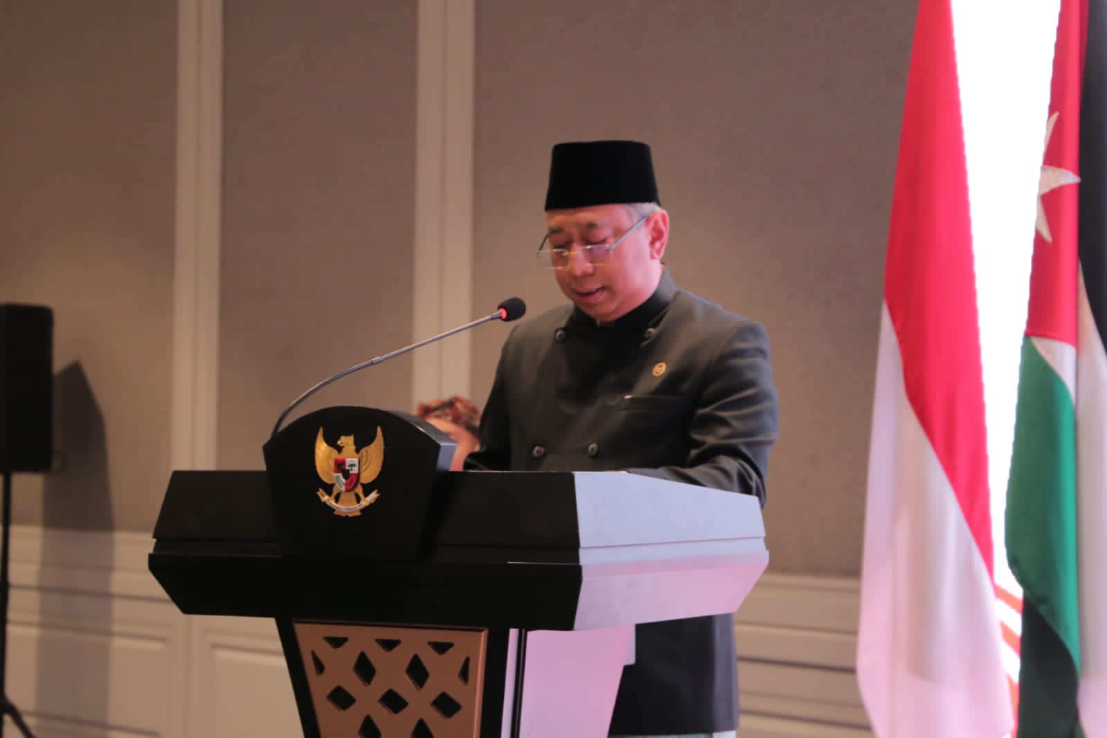 Ambassador Sarwono highlights Indonesia's progress and vision for future at diplomatic reception