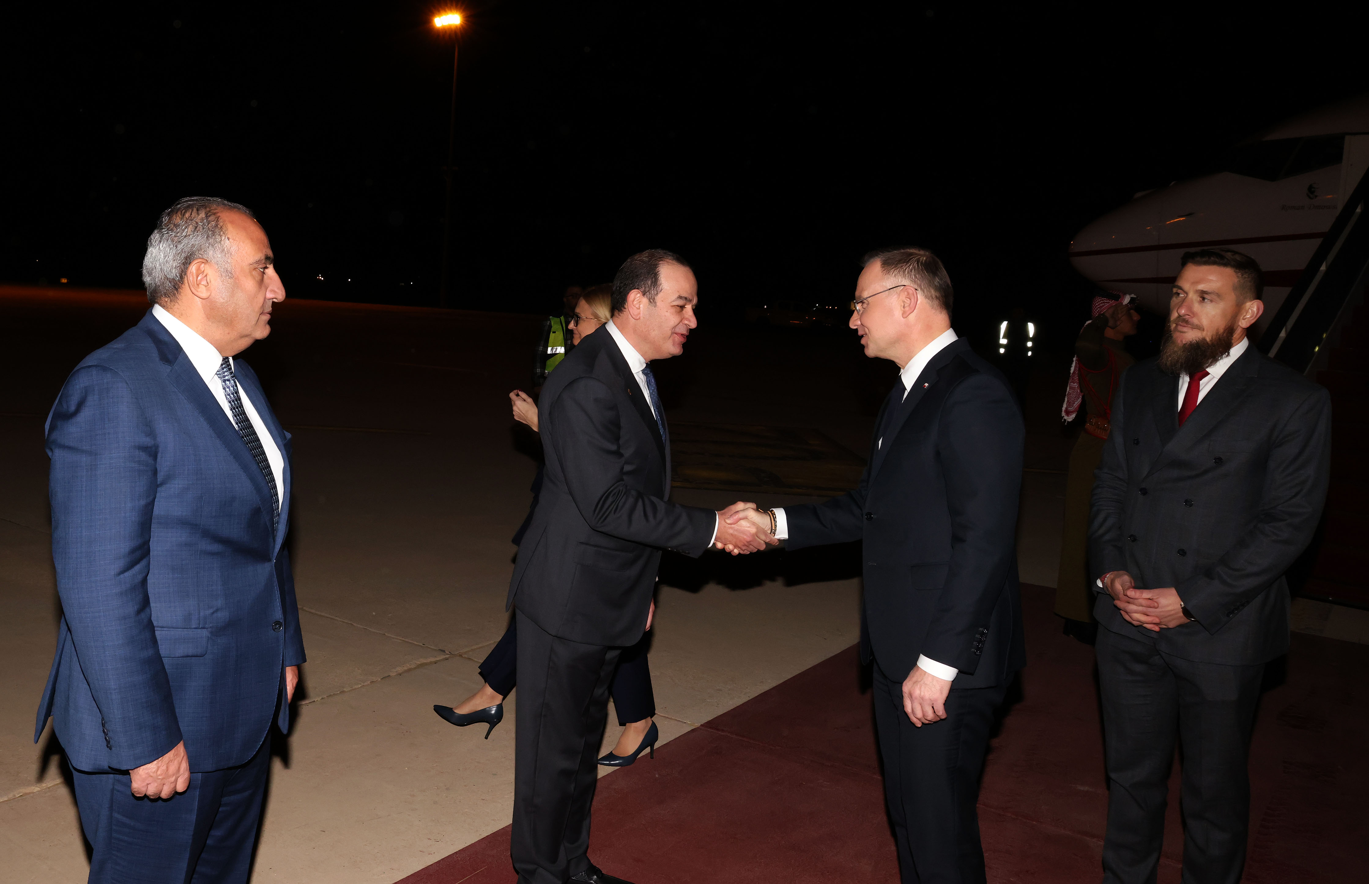 Polish President arrives in Jordan