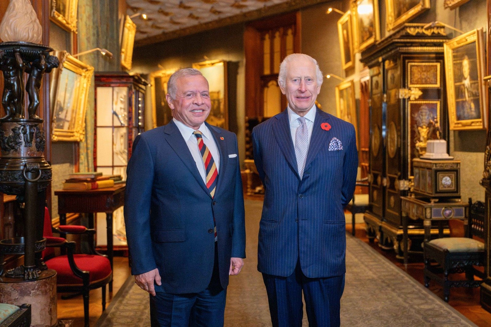 King Abdullah awarded Royal Victorian Order by King Charles