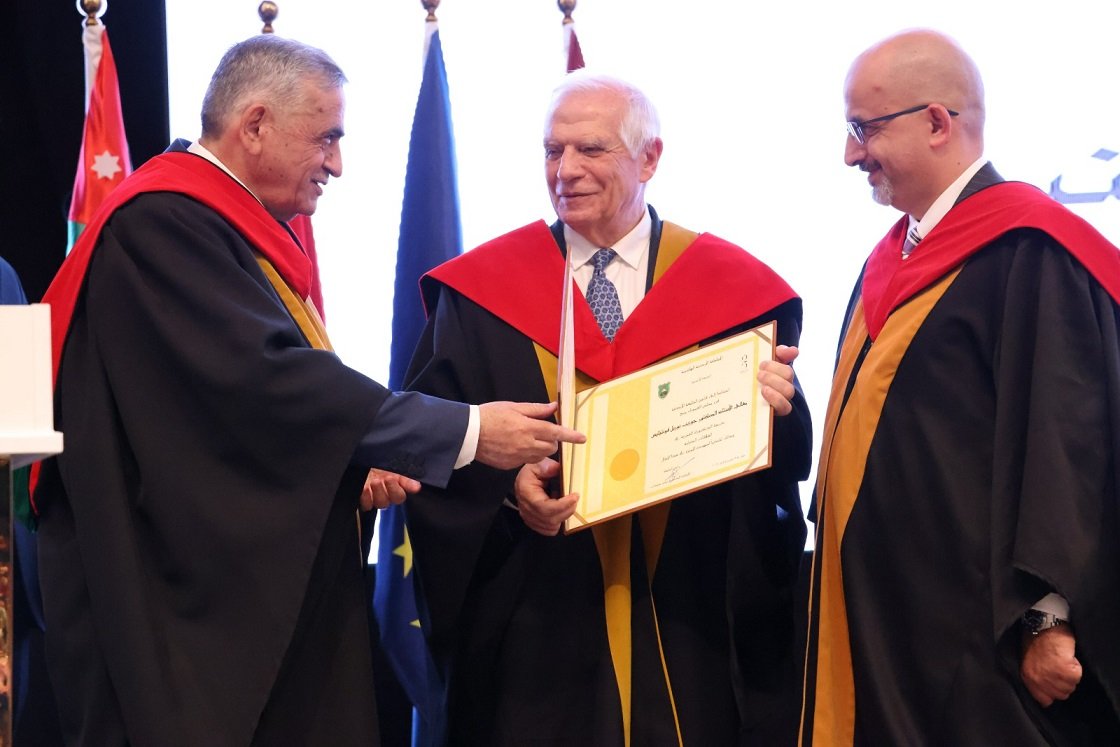 University of Jordan awards Honorary Doctorate to EU's Josep Borrell