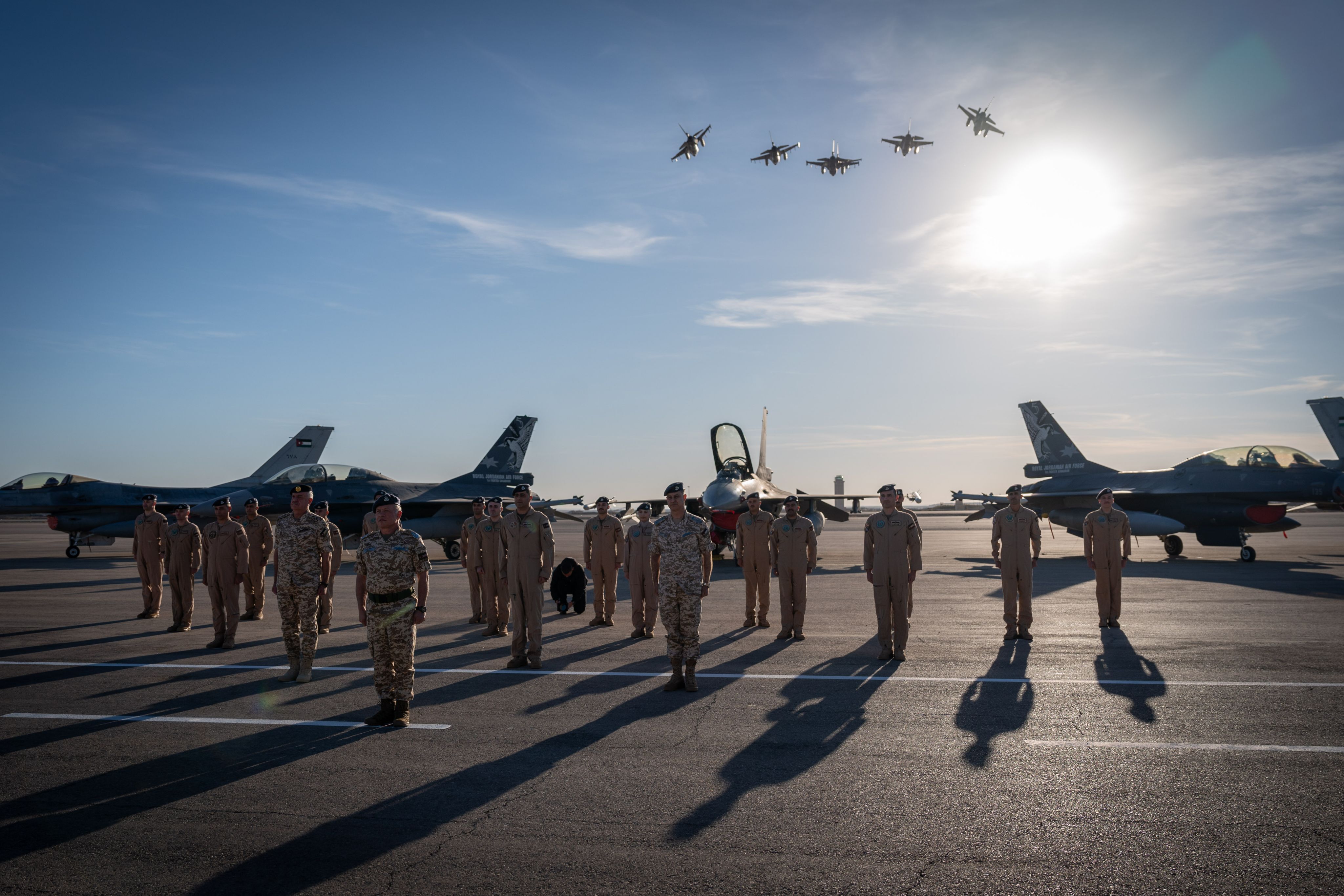 King inaugurates Air Combat Training Squadron