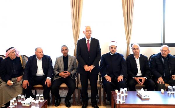 مندوبا عن الملك وولي العهد .. العيسوي يعزي الغنانيم والعدوان