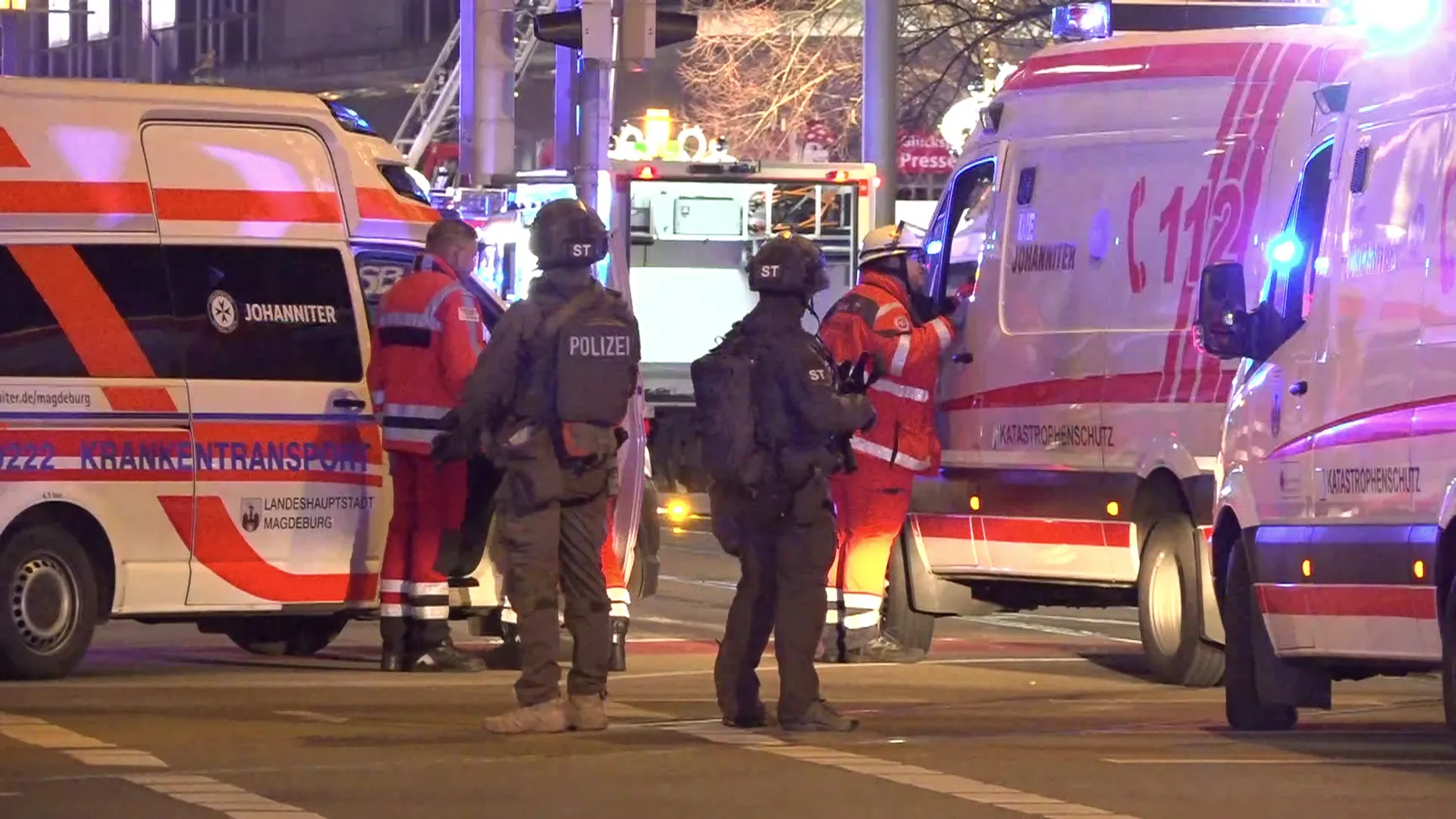 Driver kills at least two after ramming into crowd at German Christmas market