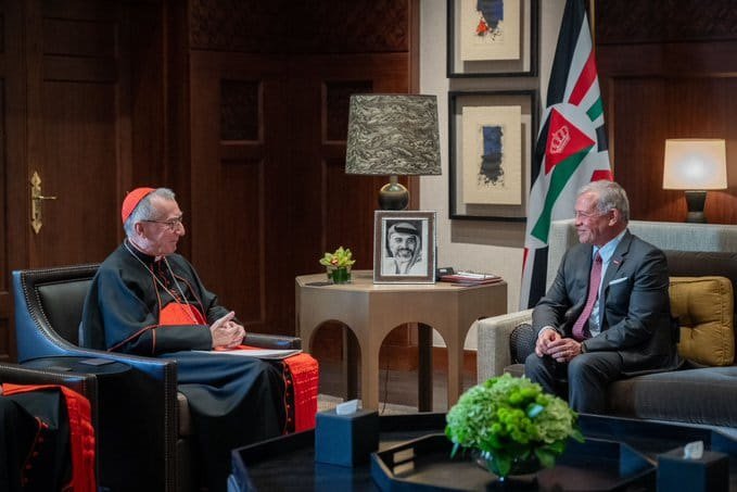 King receives Vatican’s secretary of state