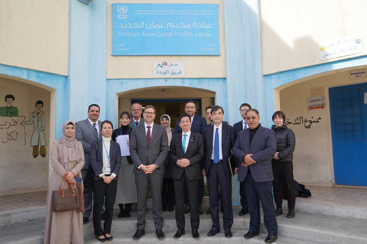 Japan's vice-minister visits Amman Refugee Camp