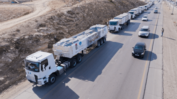 Jordan to send 100 aid trucks to Gaza following ceasefire