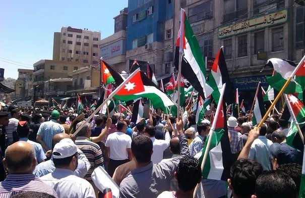 Thousands rally across Jordan against Israeli displacement plans