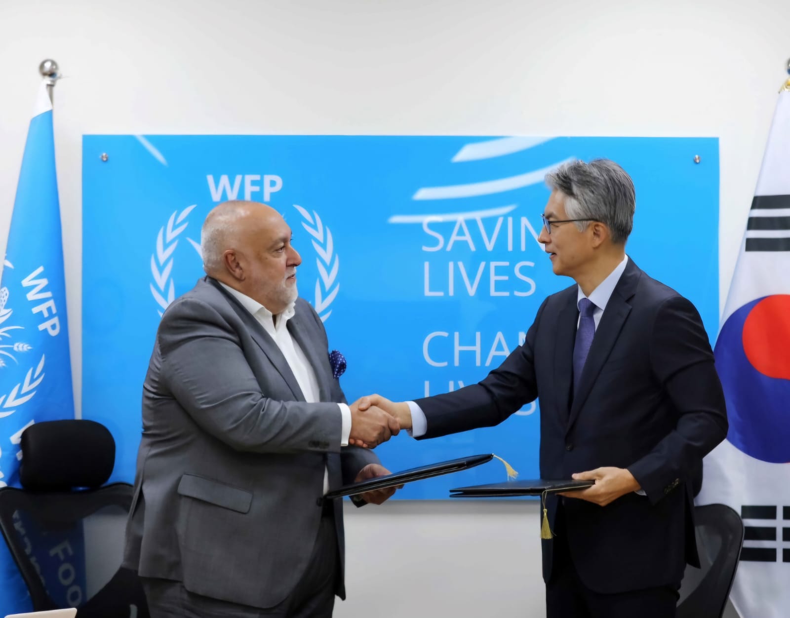 Republic of Korea supports WFP's food assistance for vulnerable refugees in Jordan