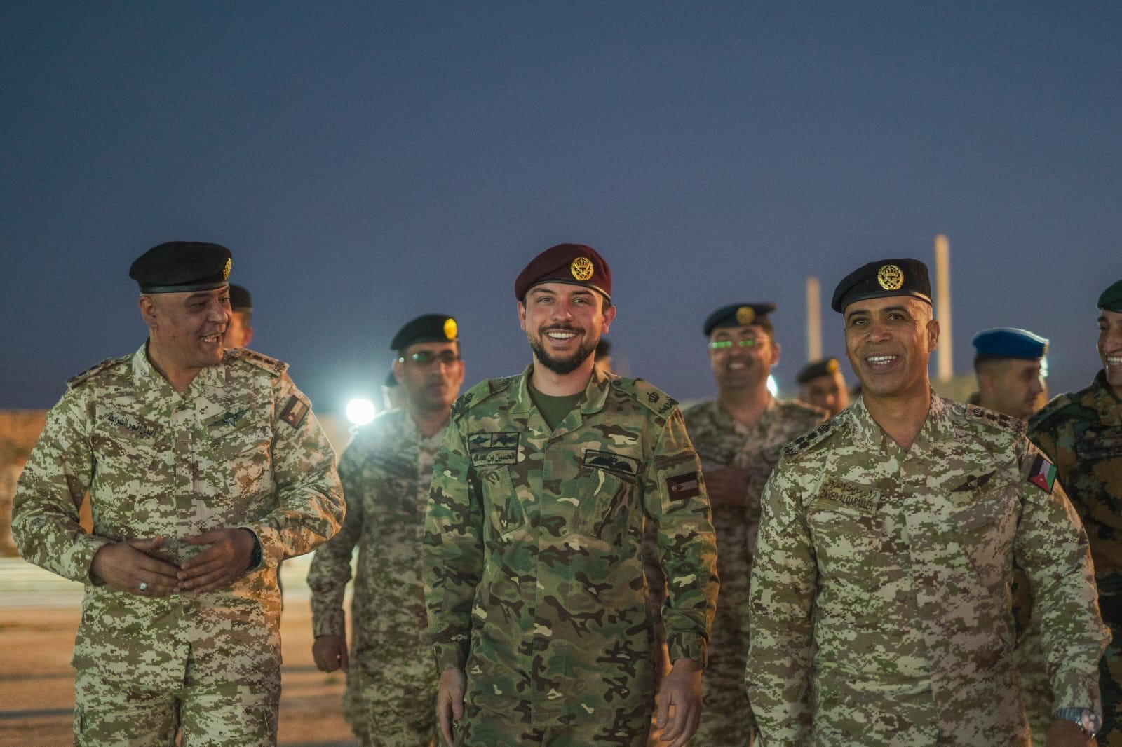 Crown Prince joins 40th King Hussein bin Talal Royal Armoured Brigade for iftar