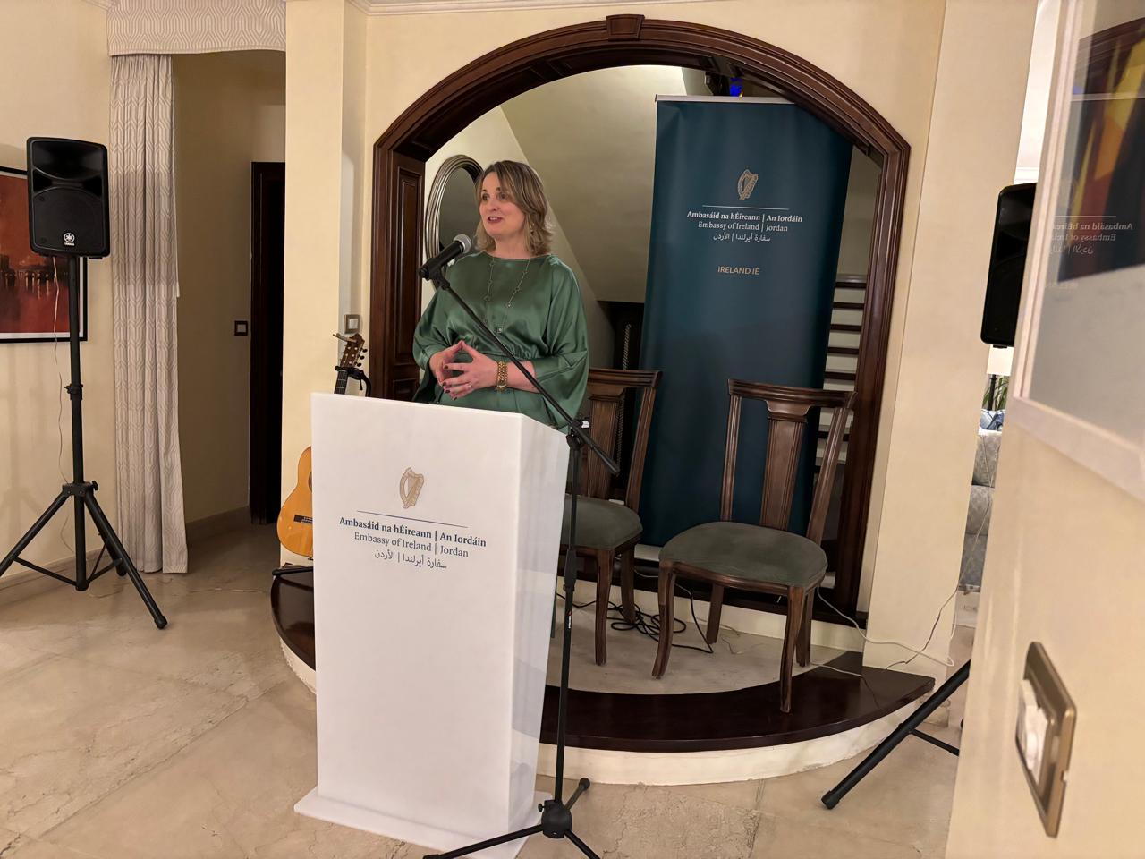 Irish Ambassador marks St. Patrick's Day, Ramadan in Amman, highlighting shared values