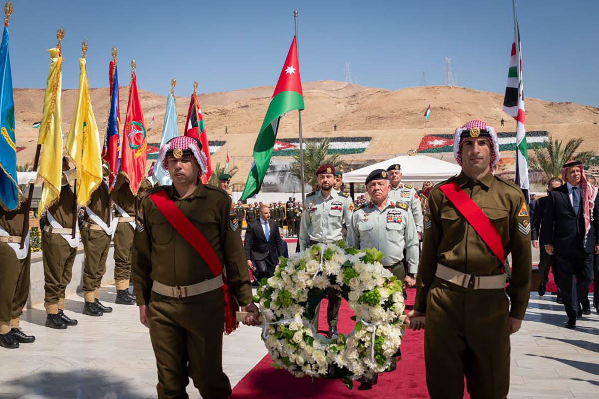 King attends JAF ceremony marking Al Karamah Battle’s 57th anniversary