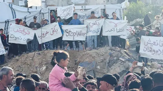 Militants warn against helping Israel with Gaza protests