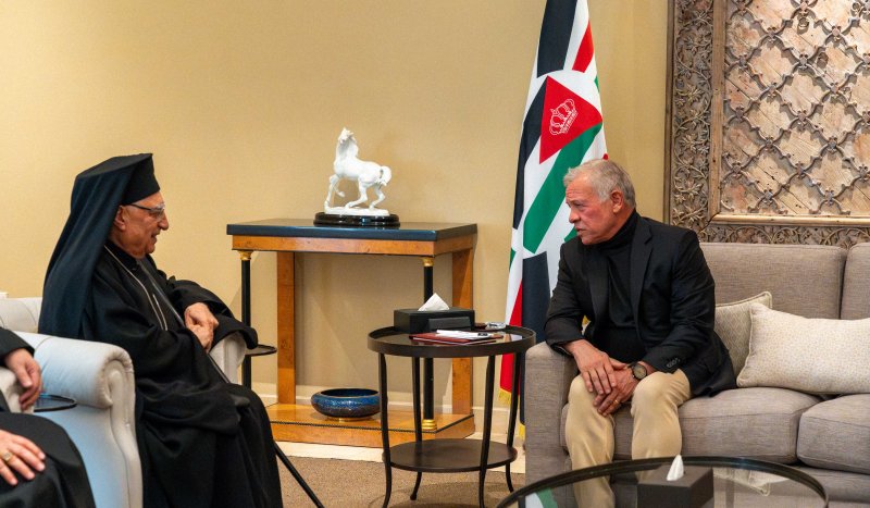 King receives Melkite Greek Catholic Patriarch of Antioch and All East