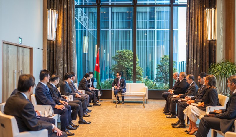 Crown Prince meets with Jordanian-Japanese Parliamentary Friendship Committee