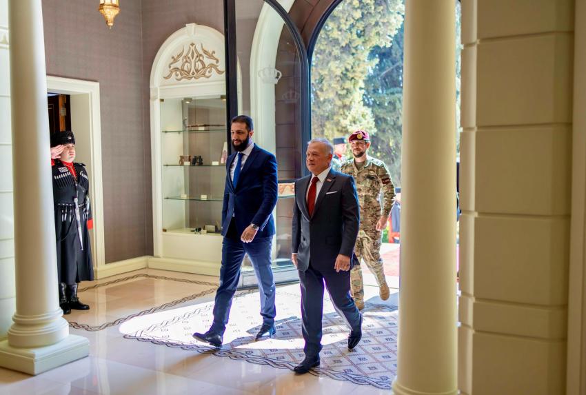 Sharaa says King Abdullah’s welcome and Jordan’s stances will not be forgotten