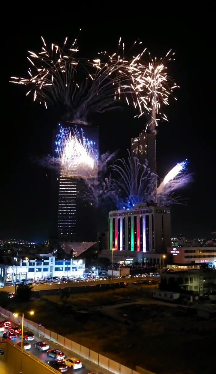 Amman skies ablaze with fireworks marking 79th Independence Anniversary- video