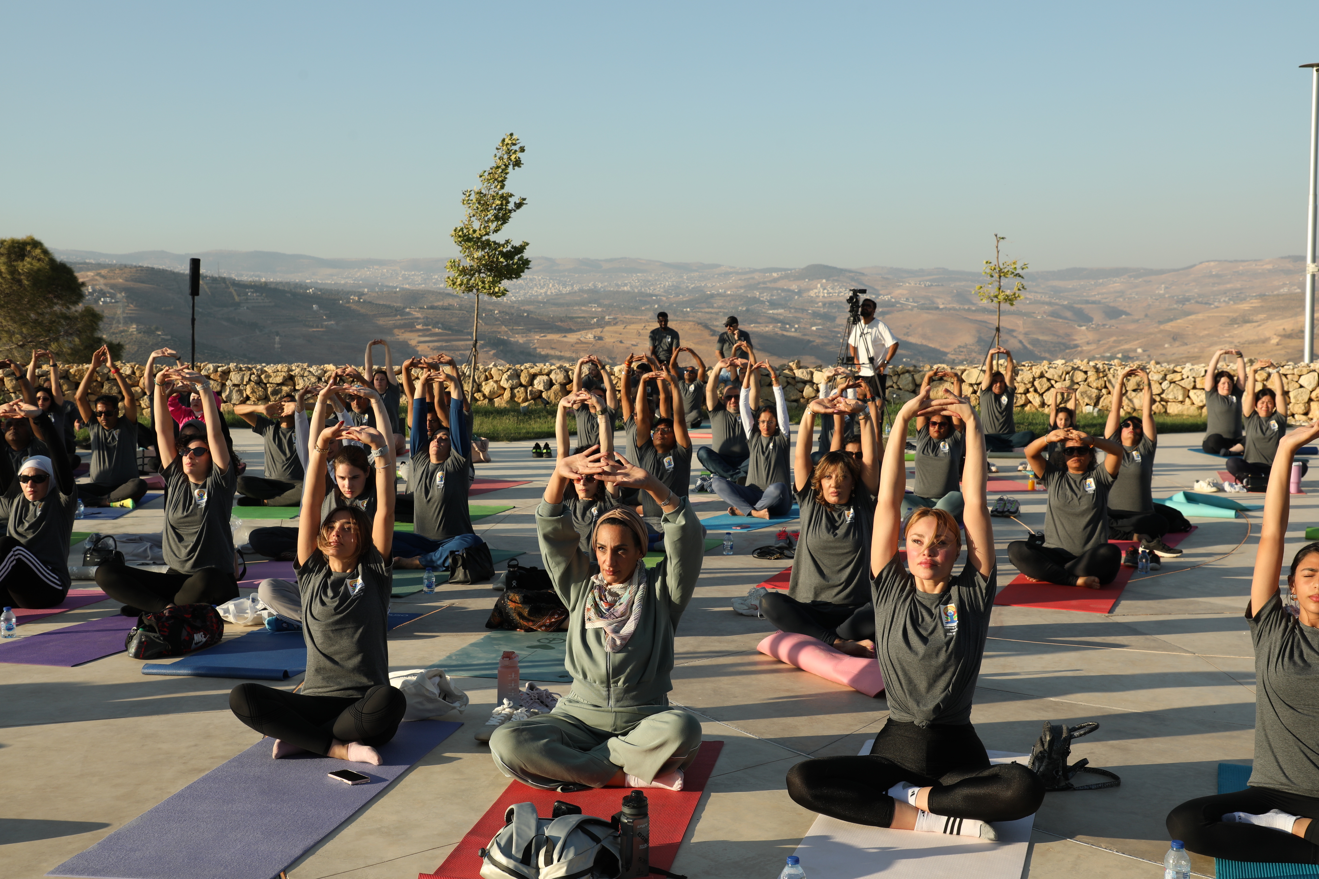 Indian Embassy marks Yoga Day at Royal Botanic Garden