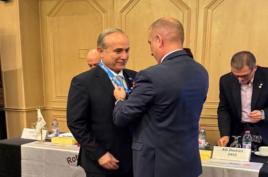Rotary Club of Amman Philadelphia welcomes new president