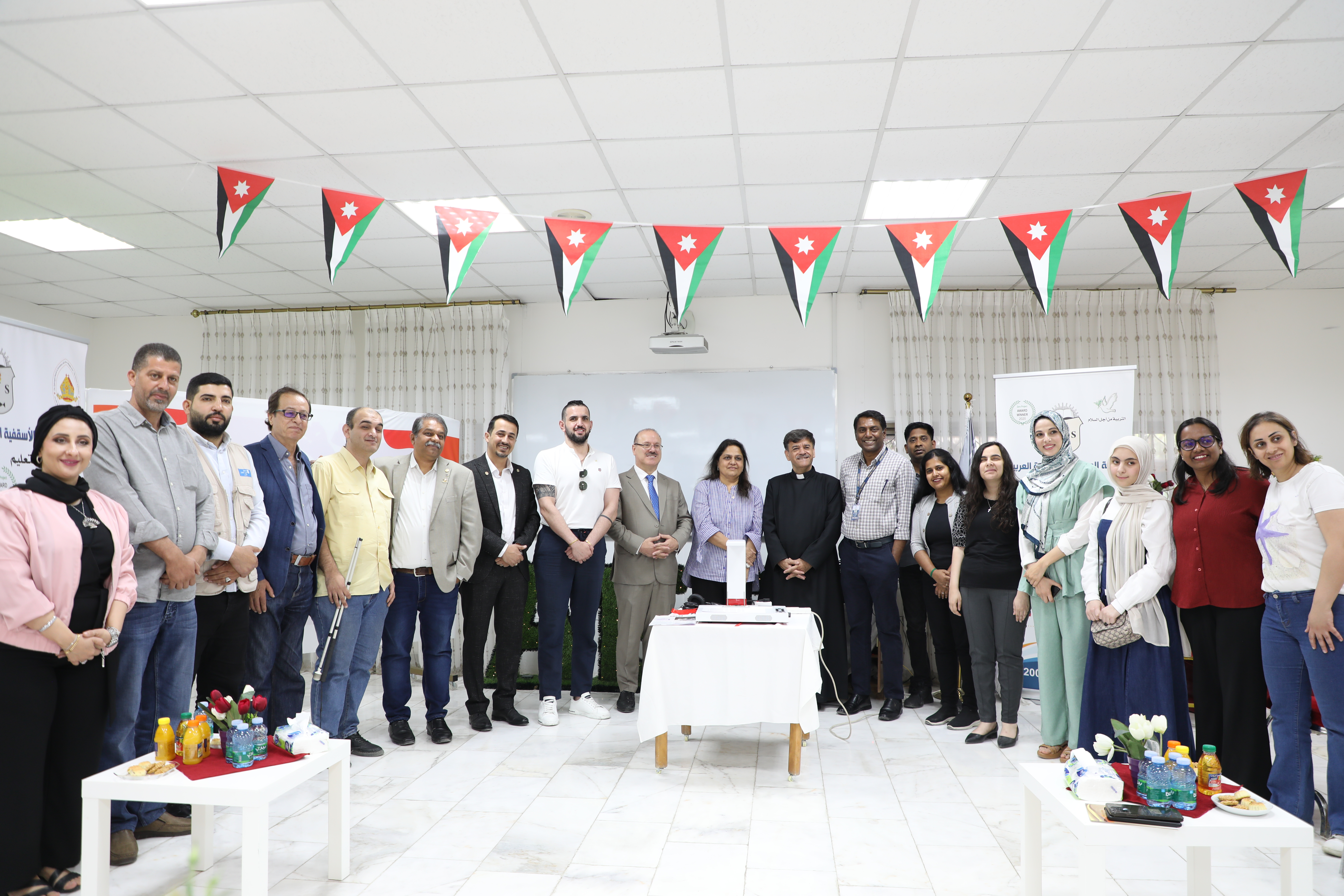 Book-reading device donated to visually impaired students in Irbid