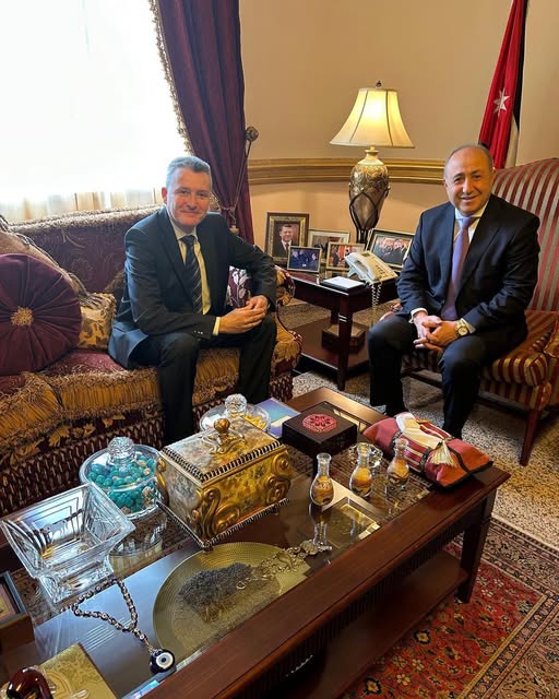 Naffa meets new Hungarian ambassador to Jordan