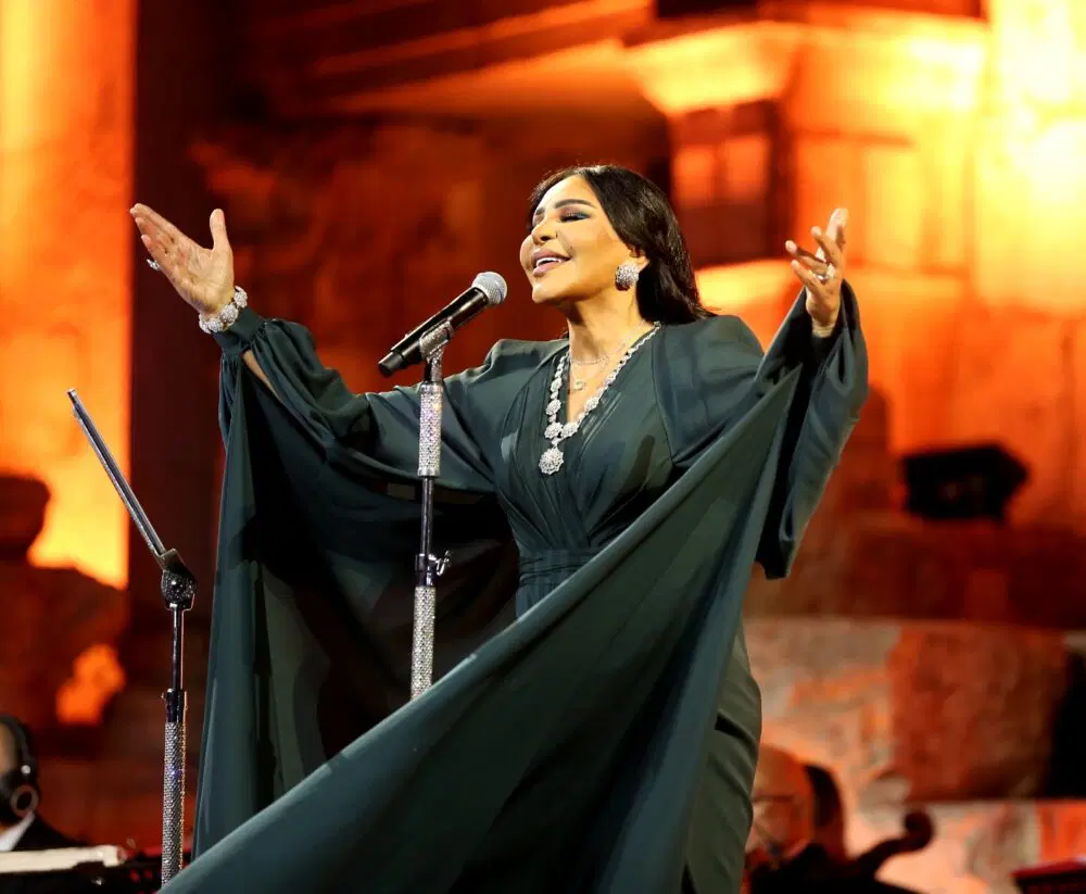 في ليلة الـ “أحلام”.. الجنوبي يعبق بعطر الخليج.. أحلام لجمهورها : جئت من دار زايد الى بلد النشامى