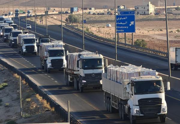 Jordan sends new aid convoy to Gaza