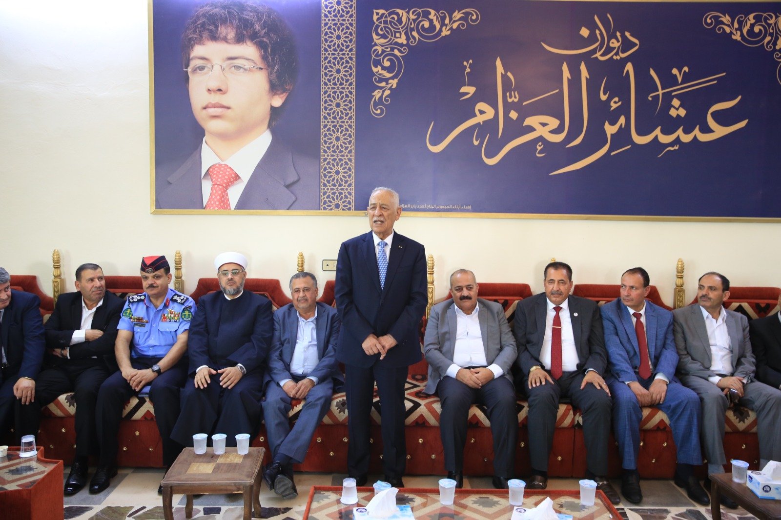 مندوبا عن الملك وولي العهد...العيسوي يعزي الشرايري والعزام والناصر والزبون