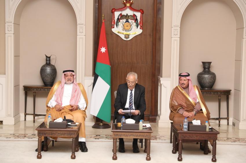 العيسوي يلتقي وفدا من عشيرة الذيب /بني صخر
