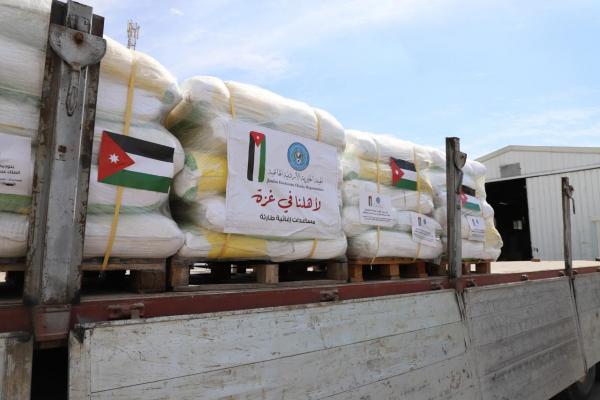 Jordan continues relief efforts as 191st aid convoy reaches Gaza
