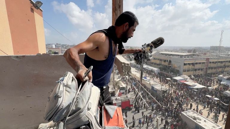 Israel hits Gaza hospital, killing at least 20 people, including five journalists