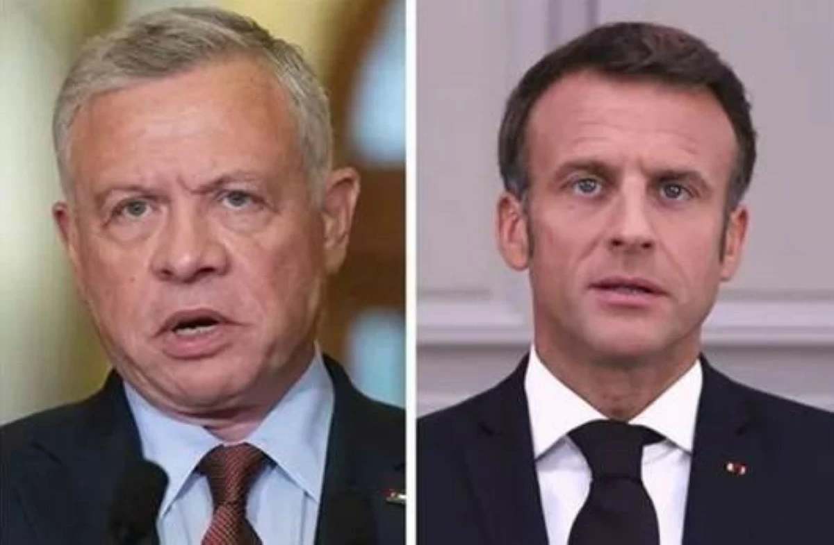 King, France president discuss regional developments