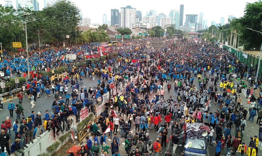 Jakarta streets quiet on holiday after more than a week of protests