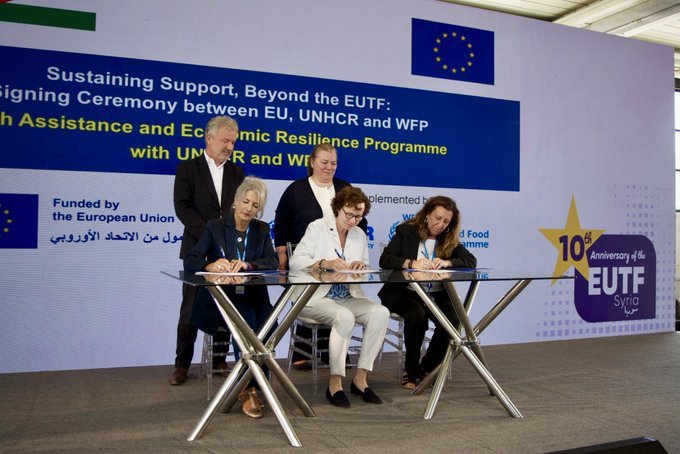 EU marks 10 years of Madad Fund with Amman event, signs new UNHCR, WFP agreement