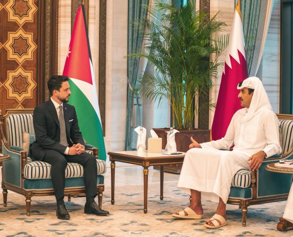 Crown Prince meets with Qatar emir, affirms Jordan’s absolute solidarity with Qatar