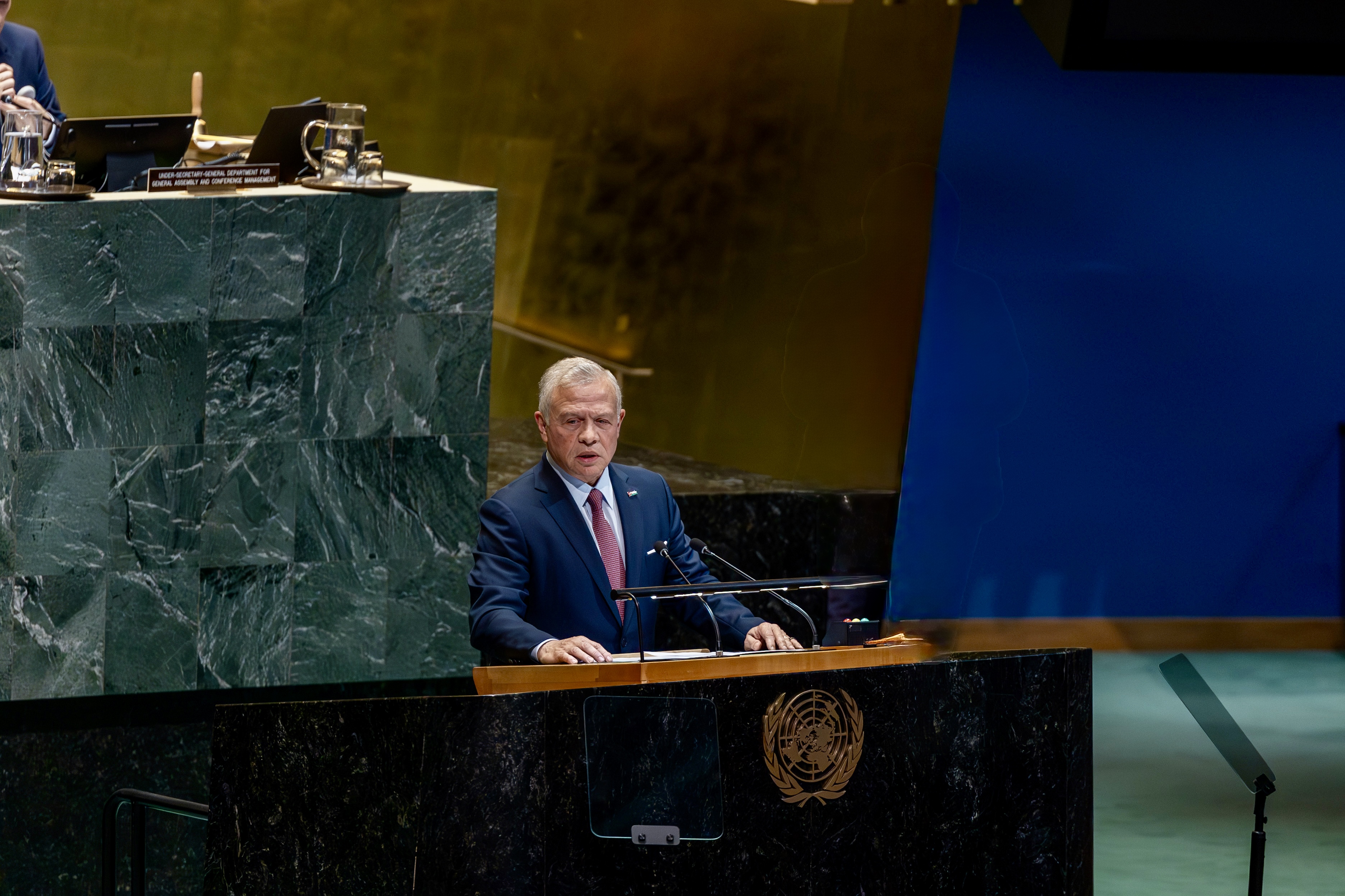 King from New York: Global rally behind two-state solution sends clear message conflict must end