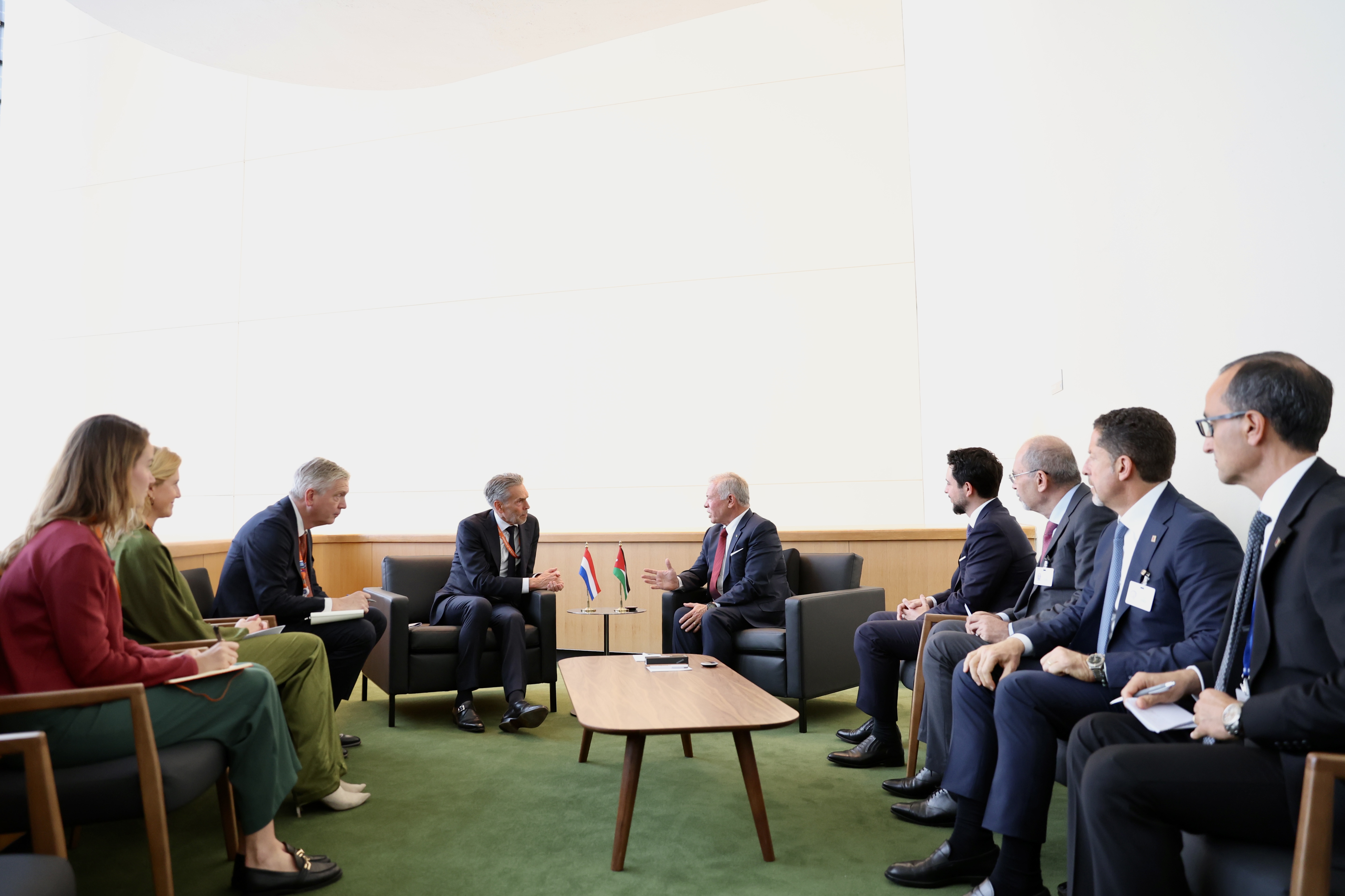 King meets with heads of state, delegations attending UNGA meetings
