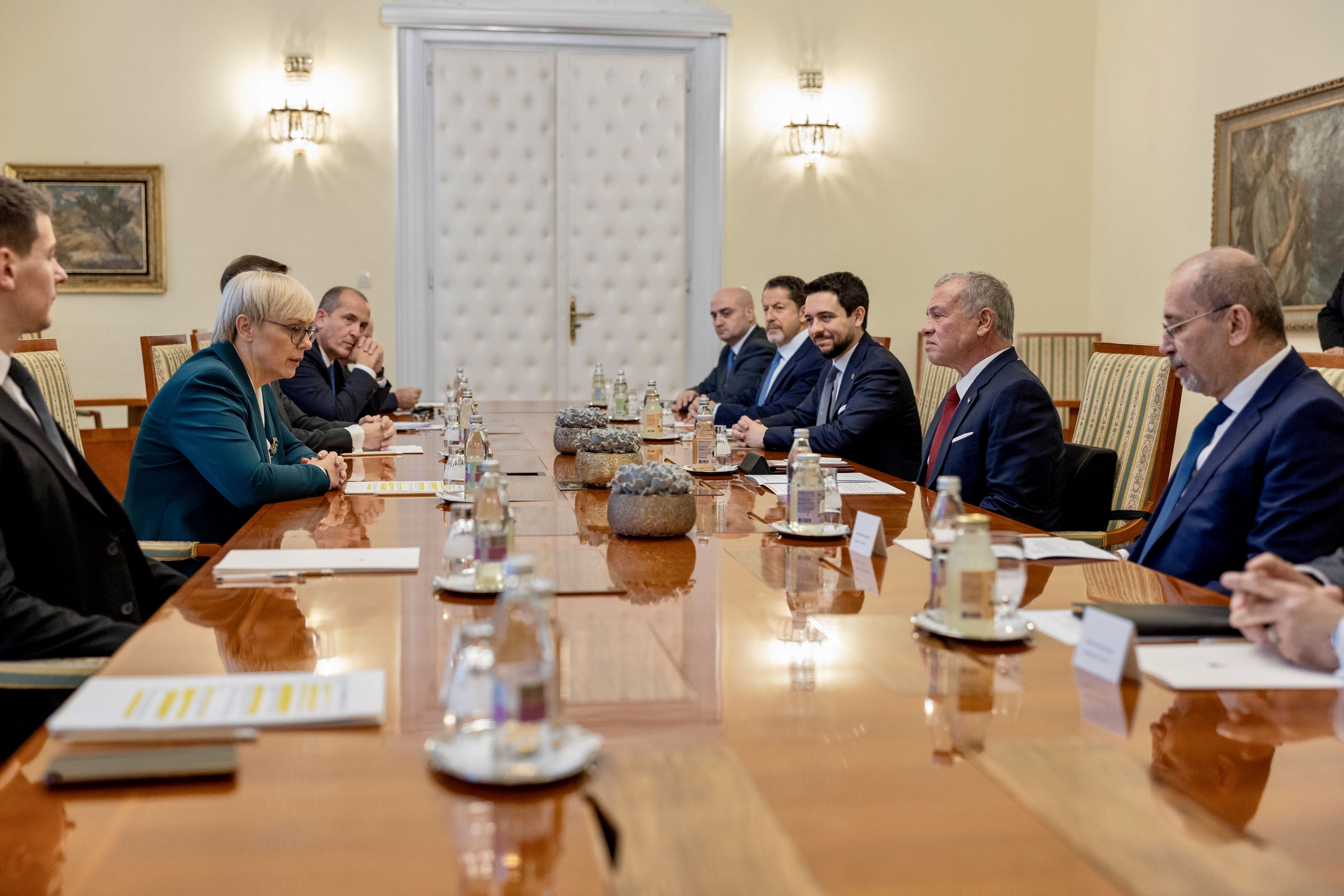 King, Slovenia president discuss bilateral relations, regional developments