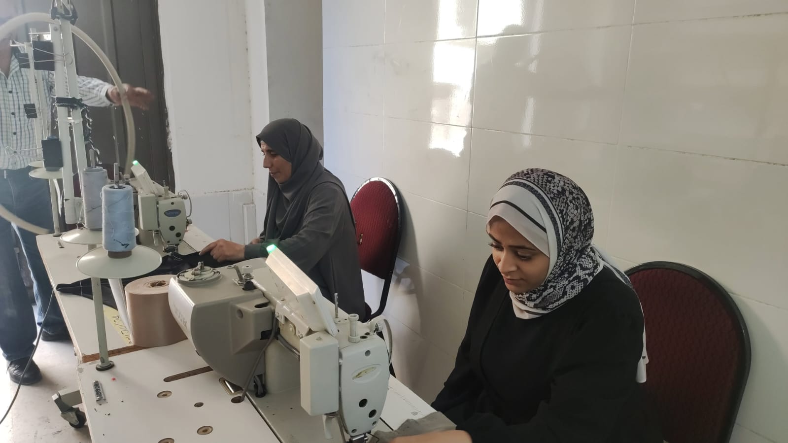 Classic Fashion donates sewing equipment and fabrics to support orphans in Irbid